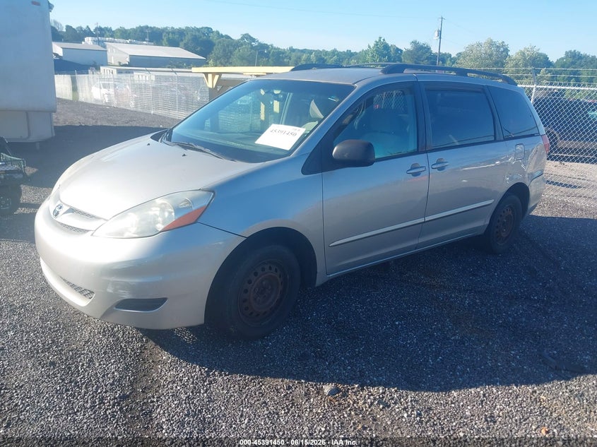 2008 Toyota Sienna VIN 5TDZK23C48S223914 IAAI salvage auction — NORMAL WEAR, Clear (South Carolina), sold $600 on 2026-07-14 (photo 2)