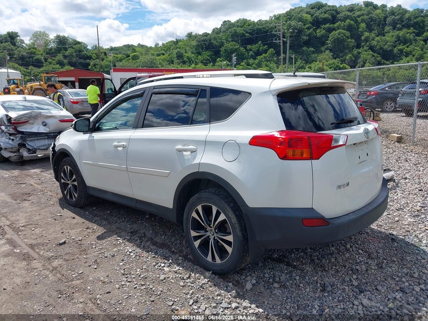 2015 Toyota Rav 4 VIN 2T3DFREVXFW385631 IAAI salvage auction — FRONT END, Salvage (Pennsylvania), sold $4,850 on 2026-07-09 (photo 3)