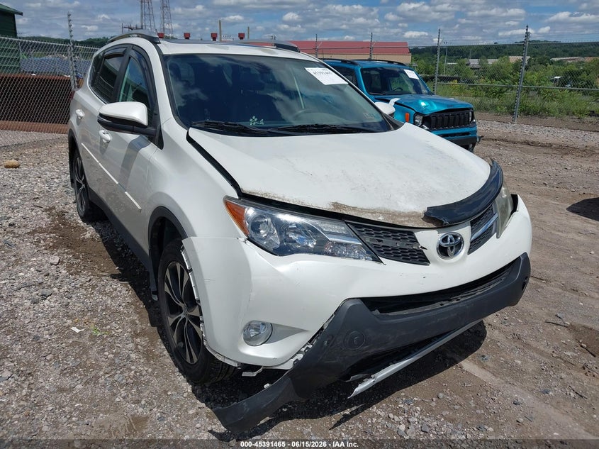 2015 Toyota Rav 4 VIN 2T3DFREVXFW385631 IAAI salvage auction — FRONT END, Salvage (Pennsylvania), sold $4,850 on 2026-07-09 (photo 6)