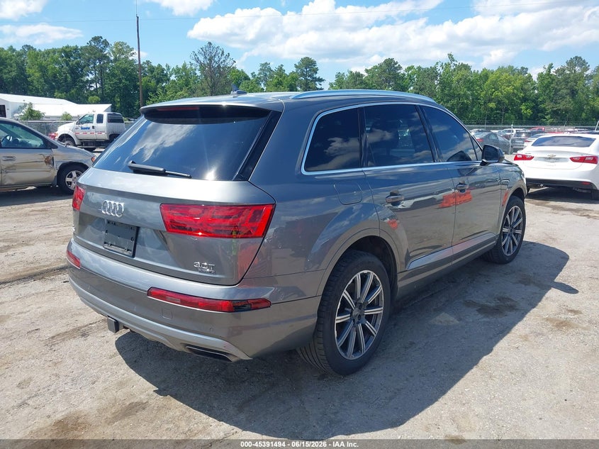 2018 Audi Q7 VIN WA1LAAF78JD027701 IAAI salvage auction — FRONT END, Salvage Title, sold $6,100 on 2026-07-24 (photo 4)