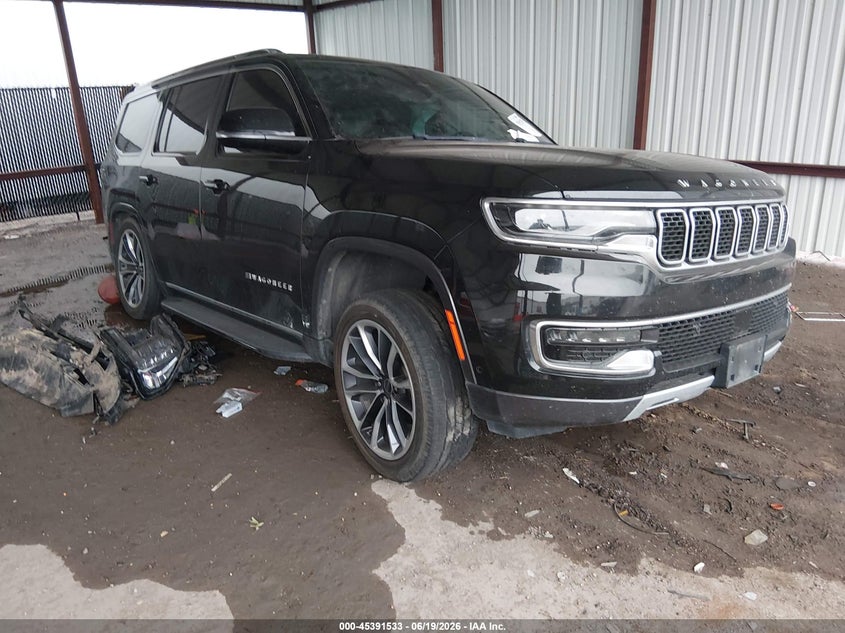 2022 Jeep Grand wagoneer VIN 1C4SJVBT7NS165212 IAAI salvage auction — REAR END, Salvage (Texas), sold $7,100 on 2026-07-28 (photo 1)