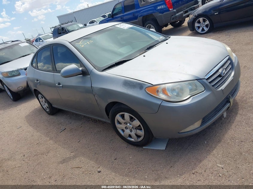 2008 Hyundai Elantra VIN KMHDU46D08U556641 IAAI salvage auction — RIGHT FRONT, Clear (Arizona), sold $25 on 2026-07-30 (photo 1)