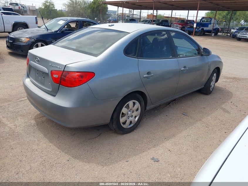 2008 Hyundai Elantra VIN KMHDU46D08U556641 IAAI salvage auction — RIGHT FRONT, Clear (Arizona), sold $25 on 2026-07-30 (photo 4)