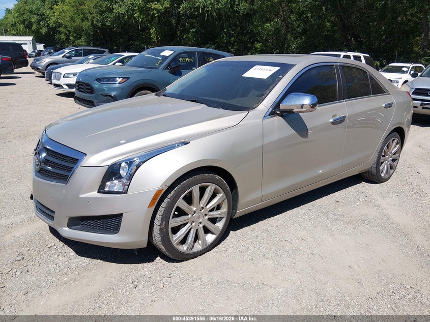 2014 Cadillac Ats VIN 1G6AH5RXXE0192435 IAAI salvage auction — FRONT END, Clear (Indiana), sold $1,000 on 2026-07-10 (photo 2)