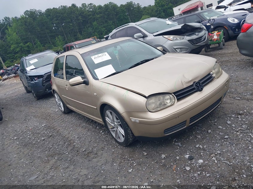 2001 Volkswagen Gti VIN WVWPG21J21W192257 IAAI salvage auction — ALL OVER, Salvage (Georgia), sold $175 on 2026-07-28 (photo 1)