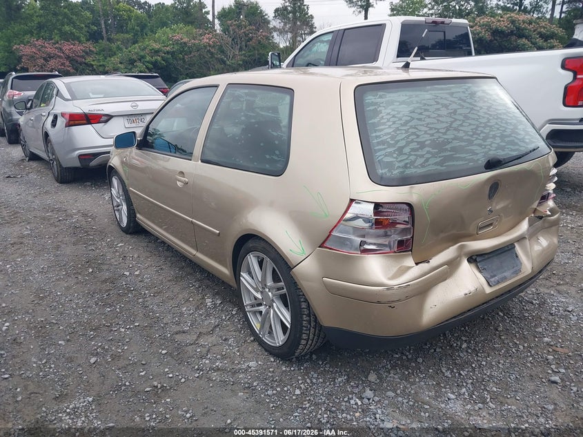 2001 Volkswagen Gti VIN WVWPG21J21W192257 IAAI salvage auction — ALL OVER, Salvage (Georgia), sold $175 on 2026-07-28 (photo 3)