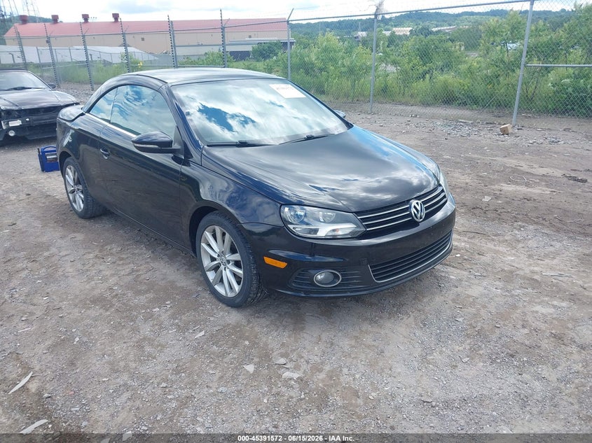 2013 Volkswagen Eos VIN WVWBW8AH3DV003929 IAAI salvage auction — REAR END, Salvage (Pennsylvania), sold $1,200 on 2026-07-07 (photo 1)