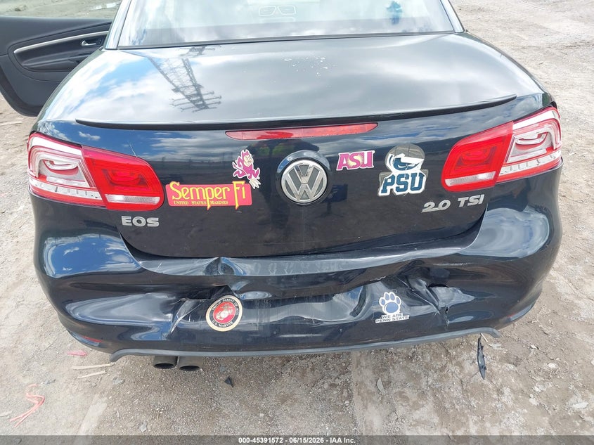 2013 Volkswagen Eos VIN WVWBW8AH3DV003929 IAAI salvage auction — REAR END, Salvage (Pennsylvania), sold $1,200 on 2026-07-07 (photo 6)