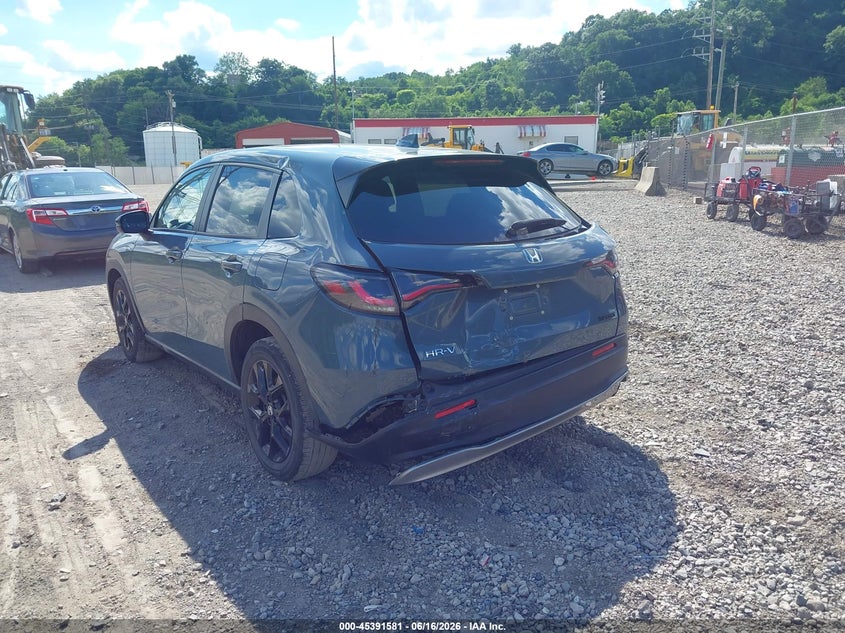 2023 Honda Hr-v VIN 3CZRZ2H59PM715417 IAAI salvage auction — LEFT REAR, Salvage (Pennsylvania), sold $7,850 on 2026-07-28 (photo 3)