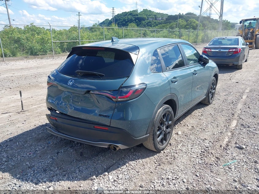 2023 Honda Hr-v VIN 3CZRZ2H59PM715417 IAAI salvage auction — LEFT REAR, Salvage (Pennsylvania), sold $7,850 on 2026-07-28 (photo 4)