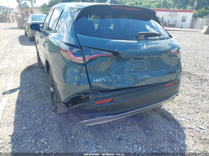 2023 Honda Hr-v VIN 3CZRZ2H59PM715417 IAAI salvage auction — LEFT REAR, Salvage (Pennsylvania), sold $7,850 on 2026-07-28 (photo 6)