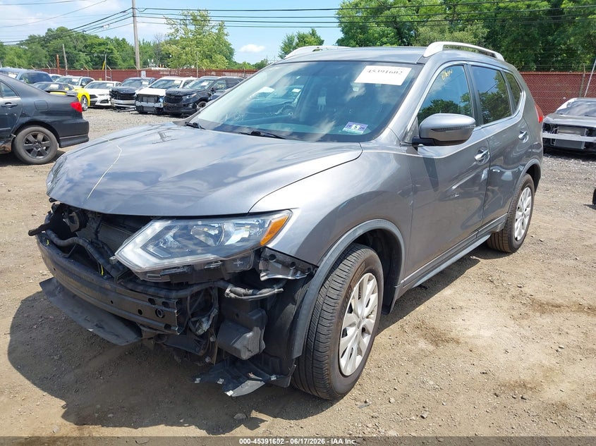 2017 Nissan Rogue VIN KNMAT2MV8HP538204 IAAI salvage auction — FRONT END, Salvage (Idaho), sold $1,800 on 2026-07-15 (photo 6)
