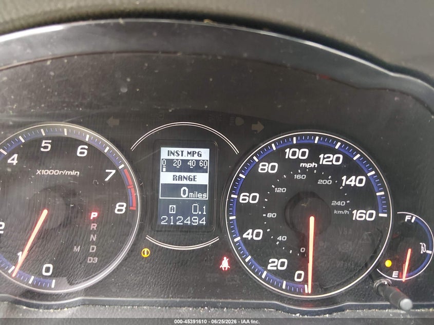 2007 Acura Tsx VIN JH4CL96857C002551 IAAI salvage auction — NORMAL WEAR, Clear (Missouri), sold $275 on 2026-07-28 (photo 7)