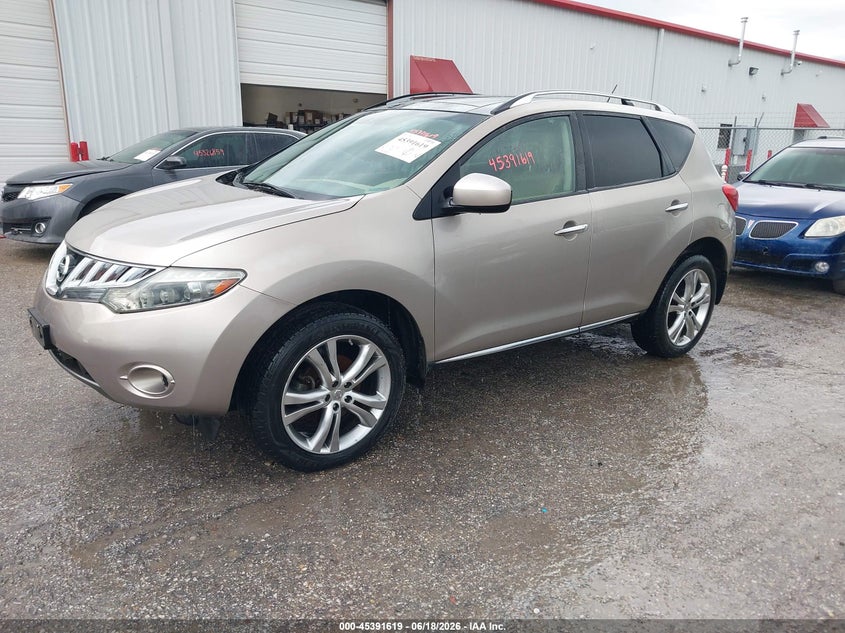 2010 Nissan Murano VIN JN8AZ1MWXAW113780 IAAI salvage auction — RIGHT FRONT, Clear (Kansas), sold $400 on 2026-07-31 (photo 2)