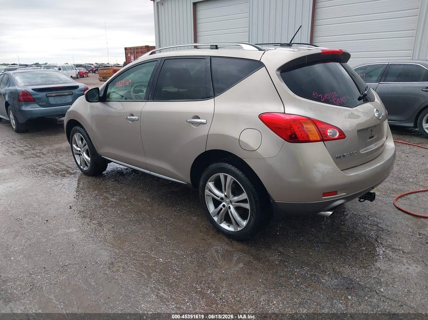 2010 Nissan Murano VIN JN8AZ1MWXAW113780 IAAI salvage auction — RIGHT FRONT, Clear (Kansas), sold $400 on 2026-07-31 (photo 3)