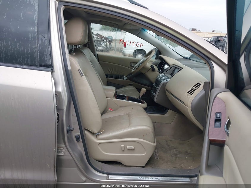 2010 Nissan Murano VIN JN8AZ1MWXAW113780 IAAI salvage auction — RIGHT FRONT, Clear (Kansas), sold $400 on 2026-07-31 (photo 5)