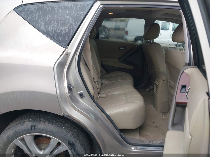 2010 Nissan Murano VIN JN8AZ1MWXAW113780 IAAI salvage auction — RIGHT FRONT, Clear (Kansas), sold $400 on 2026-07-31 (photo 8)