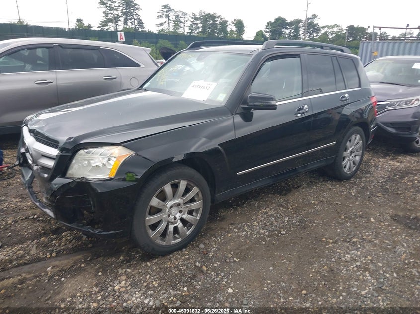 2012 Mercedes-benz Glk-klasse VIN WDCGG8HB8CF900381 IAAI salvage auction — FRONT END, Mv-907A (New York), sold $2,375 on 2026-07-07 (photo 2)