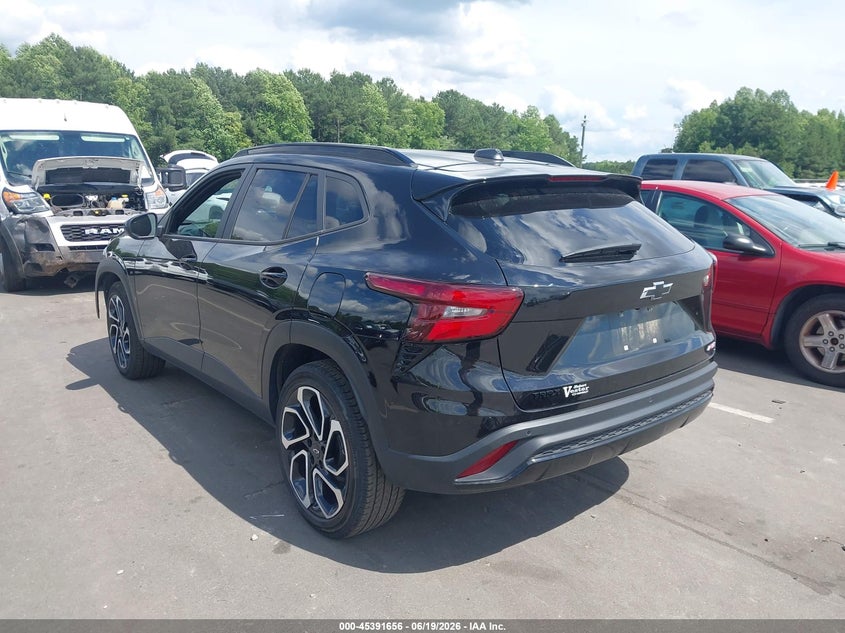 2025 Chevrolet Trax VIN KL77LJEP8SC052962 IAAI salvage auction — FRONT END, Salvage (North Carolina), sold $6,800 on 2026-07-15 (photo 3)