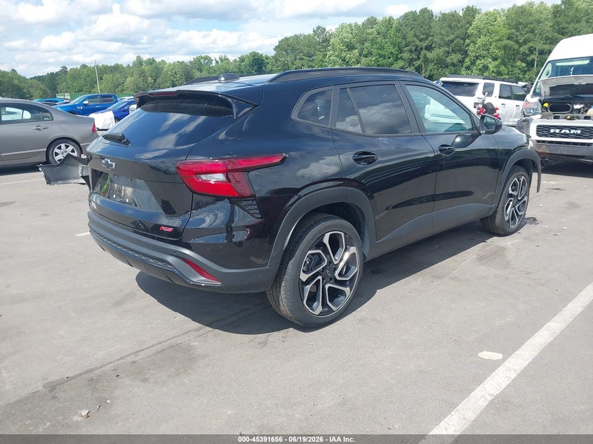 2025 Chevrolet Trax VIN KL77LJEP8SC052962 IAAI salvage auction — FRONT END, Salvage (North Carolina), sold $6,800 on 2026-07-15 (photo 4)