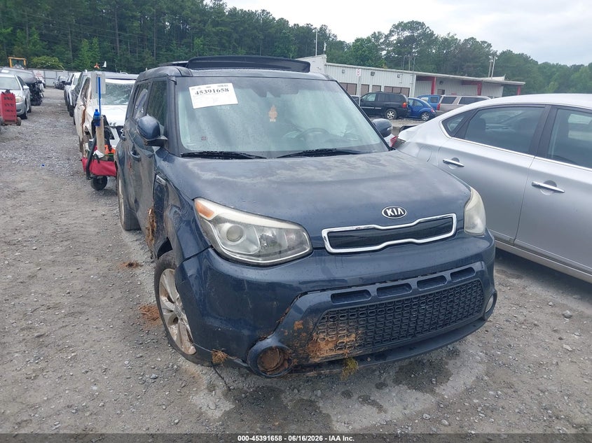 2016 Kia Soul VIN KNDJX3A50G7242803 IAAI salvage auction — ROLLOVER, Salvage (Georgia), sold $300 on 2026-07-28 (photo 1)