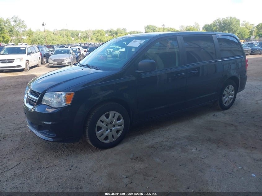 2018 Dodge Grand caravan VIN 2C4RDGBG2JR296581 IAAI salvage auction — FRONT END, Sf97 (Minnesota), sold $7,325 on 2026-08-11 (photo 2)