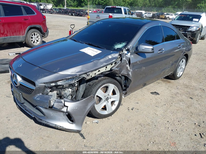 2018 Mercedes-benz Cla-klasse VIN WDDSJ4GB2JN607323 IAAI salvage auction — LEFT FRONT, Salvage (Connecticut), sold $3,050 on 2026-07-31 (photo 2)