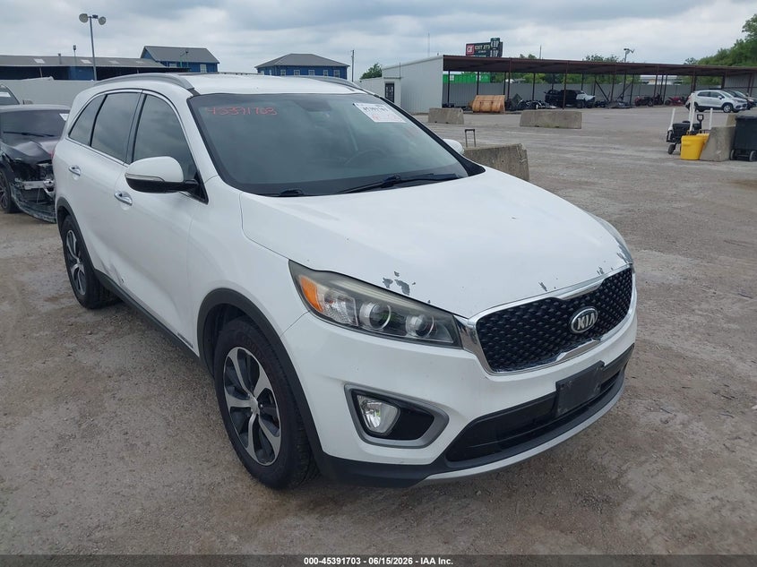 2016 Kia Sorento VIN 5XYPHDA5XGG015618 IAAI salvage auction — NORMAL WEAR, Original (Texas), sold $1,350 on 2026-07-29 (photo 1)