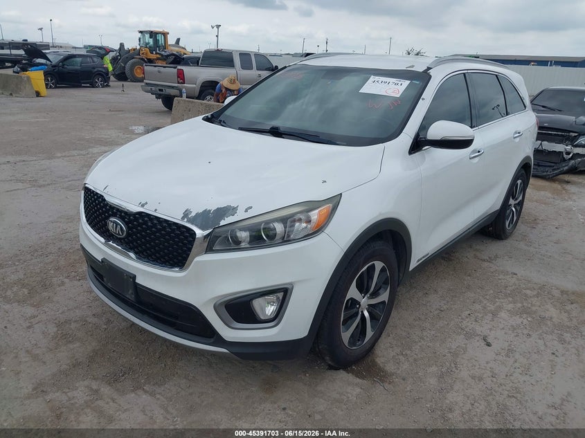 2016 Kia Sorento VIN 5XYPHDA5XGG015618 IAAI salvage auction — NORMAL WEAR, Original (Texas), sold $1,350 on 2026-07-29 (photo 2)