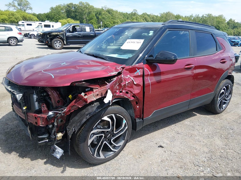 2025 Chevrolet Trailblazer VIN KL79MUSL2SB171024 IAAI salvage auction — UNKNOWN, Salvage (Delaware), sold $7,450 on 2026-07-06 (photo 2)