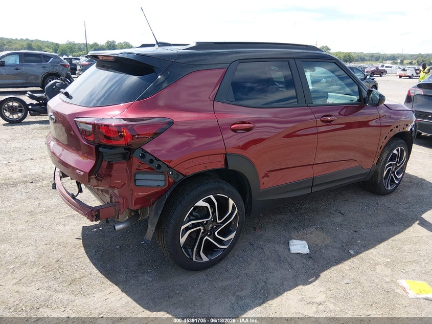 2025 Chevrolet Trailblazer VIN KL79MUSL2SB171024 IAAI salvage auction — UNKNOWN, Salvage (Delaware), sold $7,450 on 2026-07-06 (photo 4)