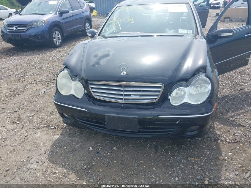 2007 Mercedes-benz C class VIN WDBRF92H57F861015 IAAI salvage auction — FRONT END, Mv-907A (New York), sold $450 on 2026-07-14 (photo 6)