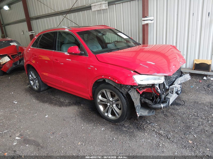 2017 Audi Q3 VIN WA1GCCFS2HR001099 IAAI salvage auction — FRONT END, Salvage Title, sold $1,850 on 2026-07-16 (photo 1)