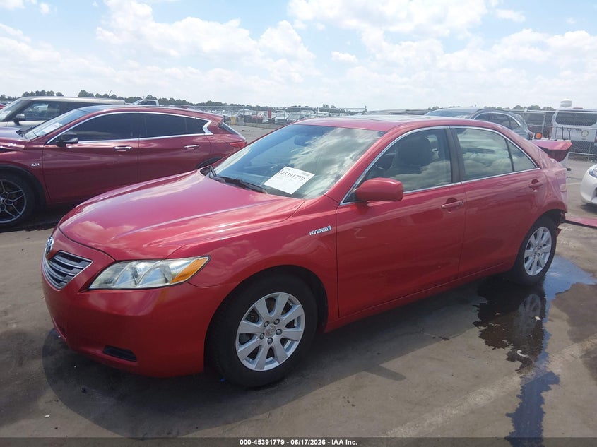 2009 Toyota Camry hybrid VIN 4T1BB46K49U063672 IAAI salvage auction — REAR END, Salvage (North Carolina), sold $400 on 2026-07-09 (photo 2)