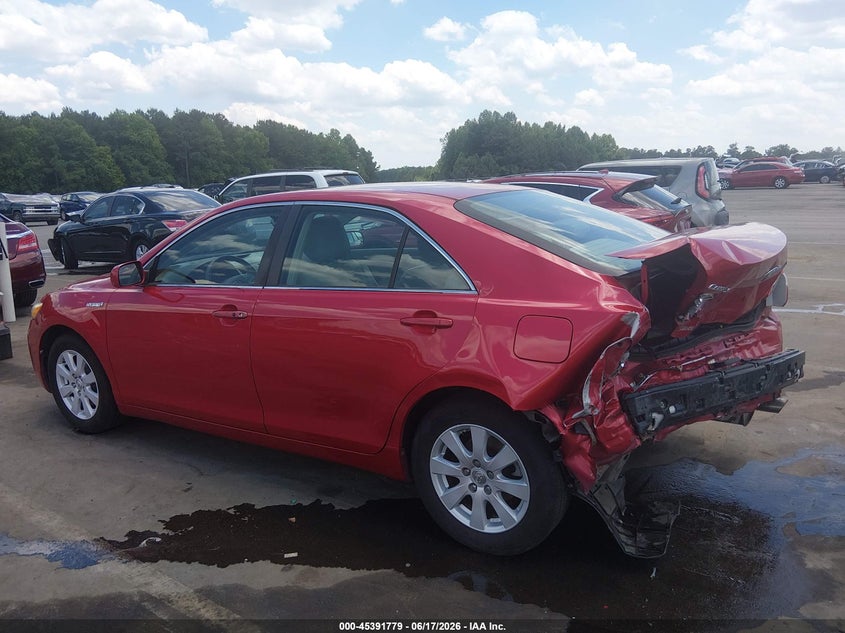 2009 Toyota Camry hybrid VIN 4T1BB46K49U063672 IAAI salvage auction — REAR END, Salvage (North Carolina), sold $400 on 2026-07-09 (photo 3)