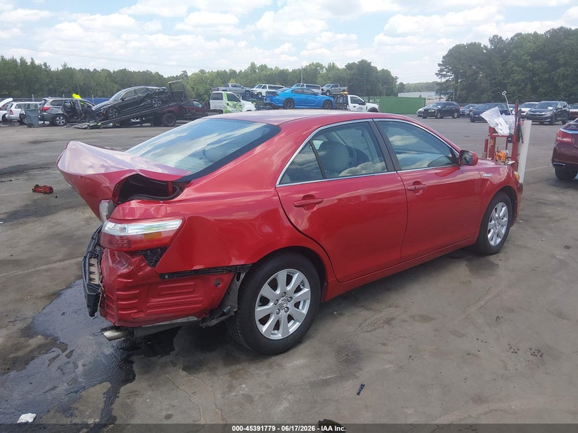 2009 Toyota Camry hybrid VIN 4T1BB46K49U063672 IAAI salvage auction — REAR END, Salvage (North Carolina), sold $400 on 2026-07-09 (photo 4)