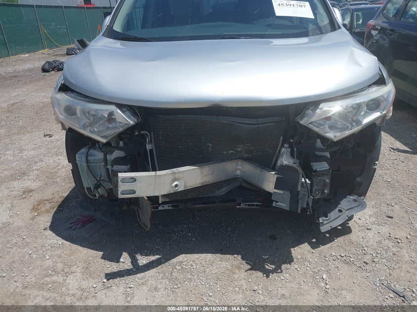 2011 Nissan Quest VIN JN8AE2KP4B9005751 IAAI salvage auction — FRONT END, Salvage (Kentucky), sold $475 on 2026-07-29 (photo 6)