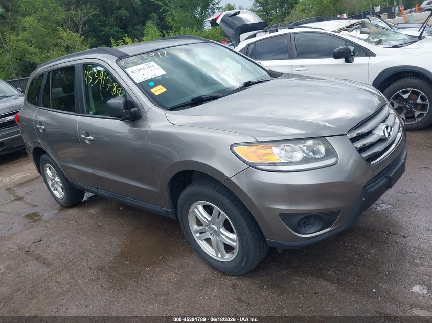 2012 Hyundai Santa fe VIN 5XYZG3AB3CG115615 IAAI salvage auction — HAIL, Salvage (Kansas), sold $825 on 2026-07-12 (photo 1)