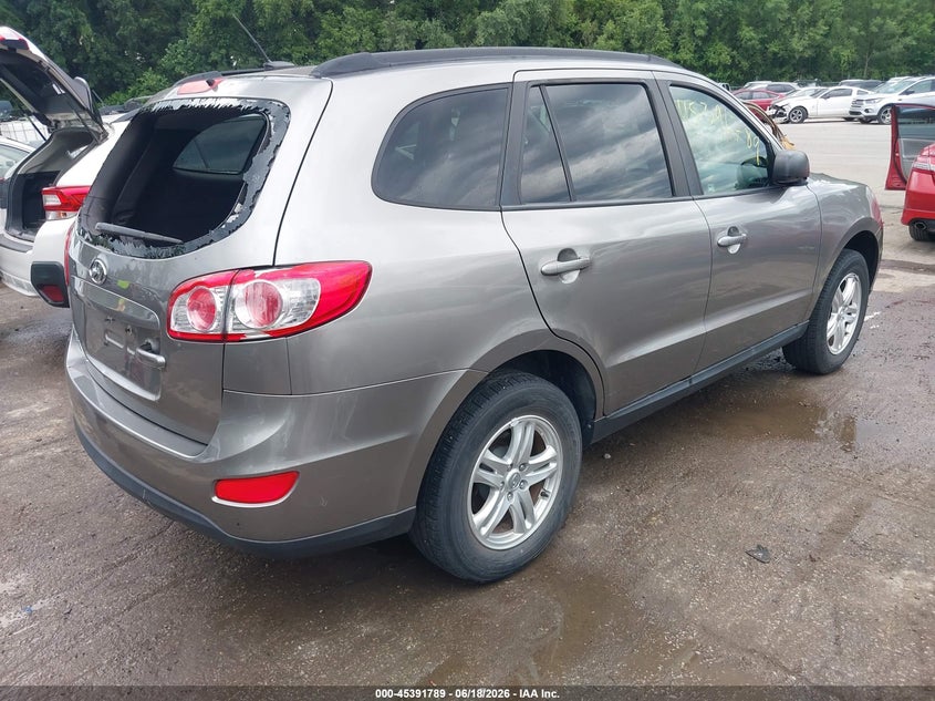 2012 Hyundai Santa fe VIN 5XYZG3AB3CG115615 IAAI salvage auction — HAIL, Salvage (Kansas), sold $825 on 2026-07-12 (photo 4)