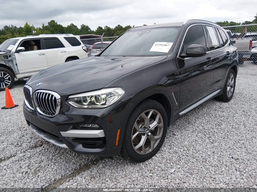 2020 BMW X3 VIN 5UXTY5C07L9B17011 IAAI salvage auction — SIDE, Salvage (Alabama), sold $13,300 on 2026-07-08 (photo 2)