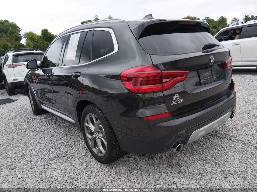 2020 BMW X3 VIN 5UXTY5C07L9B17011 IAAI salvage auction — SIDE, Salvage (Alabama), sold $13,300 on 2026-07-08 (photo 3)