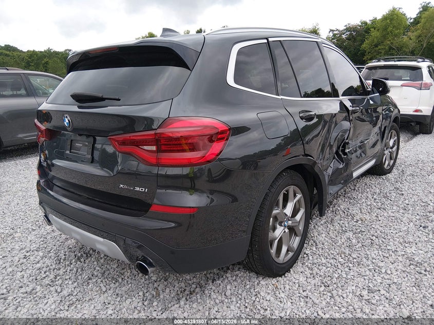 2020 BMW X3 VIN 5UXTY5C07L9B17011 IAAI salvage auction — SIDE, Salvage (Alabama), sold $13,300 on 2026-07-08 (photo 4)