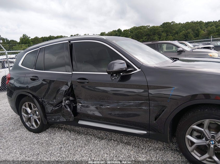 2020 BMW X3 VIN 5UXTY5C07L9B17011 IAAI salvage auction — SIDE, Salvage (Alabama), sold $13,300 on 2026-07-08 (photo 6)