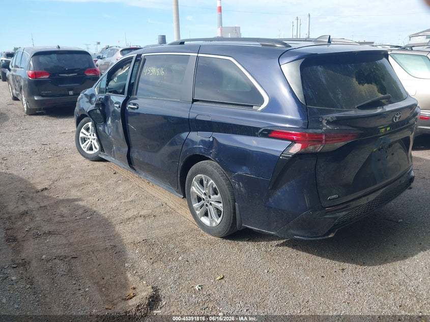 2023 Toyota Sienna VIN 5TDDSKFC7PS097391 IAAI salvage auction — LEFT SIDE, Salvage (Indiana), sold $18,525 on 2026-07-29 (photo 3)