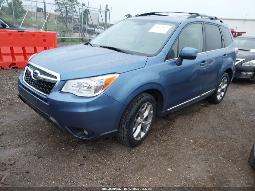 2015 Subaru Forester VIN JF2SJAWC5FH594738 IAAI salvage auction — HAIL, Salvage (Illinois), sold $300 on 2026-07-22 (photo 2)