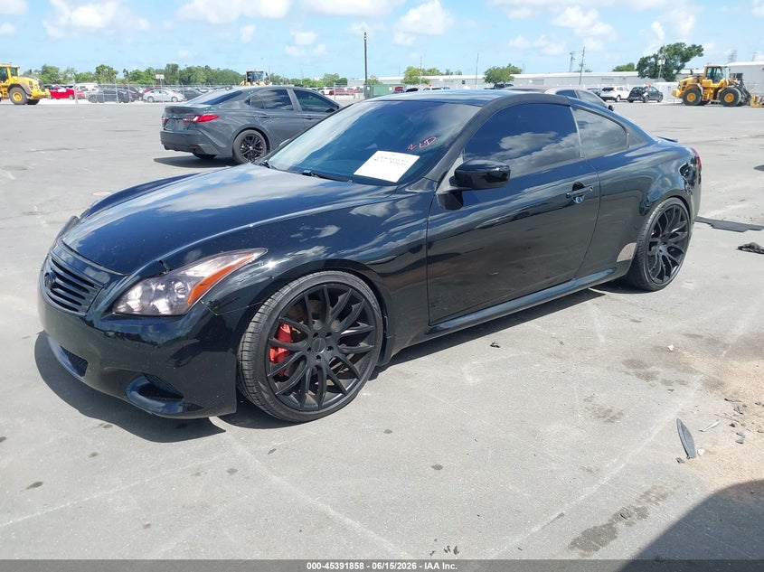 2009 Infiniti G37 VIN JNKCV64E89M604374 IAAI salvage auction — FRONT END, Rebuildable (Florida), sold $1,550 on 2026-07-20 (photo 2)