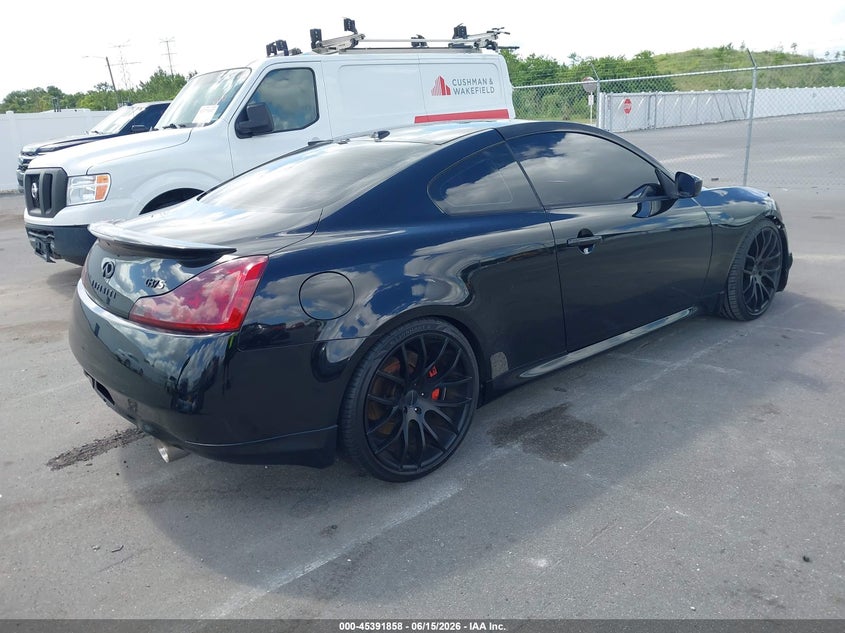 2009 Infiniti G37 VIN JNKCV64E89M604374 IAAI salvage auction — FRONT END, Rebuildable (Florida), sold $1,550 on 2026-07-20 (photo 4)