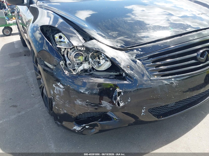 2009 Infiniti G37 VIN JNKCV64E89M604374 IAAI salvage auction — FRONT END, Rebuildable (Florida), sold $1,550 on 2026-07-20 (photo 6)
