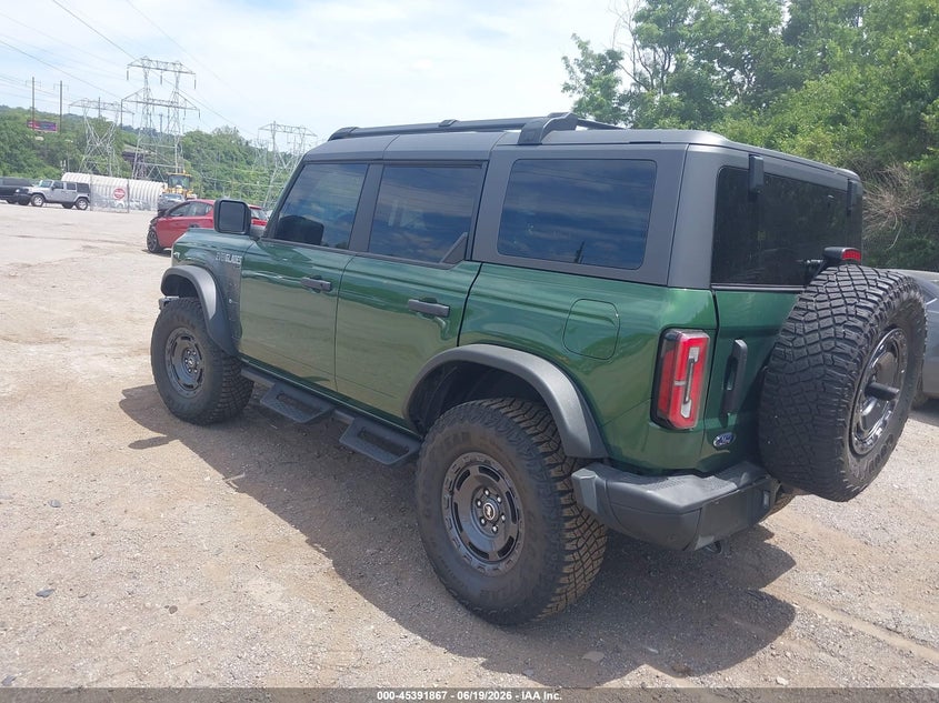 2024 Ford Bronco VIN 1FMEE4HH6RLA00214 IAAI salvage auction — REAR END, Salvage Title, sold $24,400 on 2026-07-18 (photo 3)