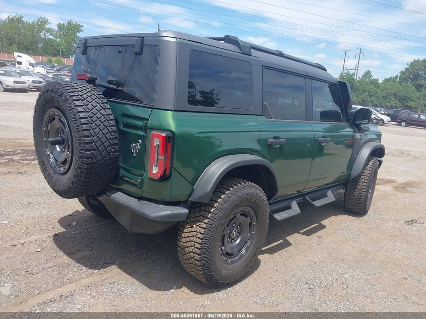 2024 Ford Bronco VIN 1FMEE4HH6RLA00214 IAAI salvage auction — REAR END, Salvage Title, sold $24,400 on 2026-07-18 (photo 4)